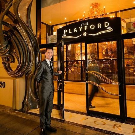 ホテル ザ プレイフォード アデレード M ギャラリー バイ ソフィテル エクステリア 写真 The entrance to The Playford